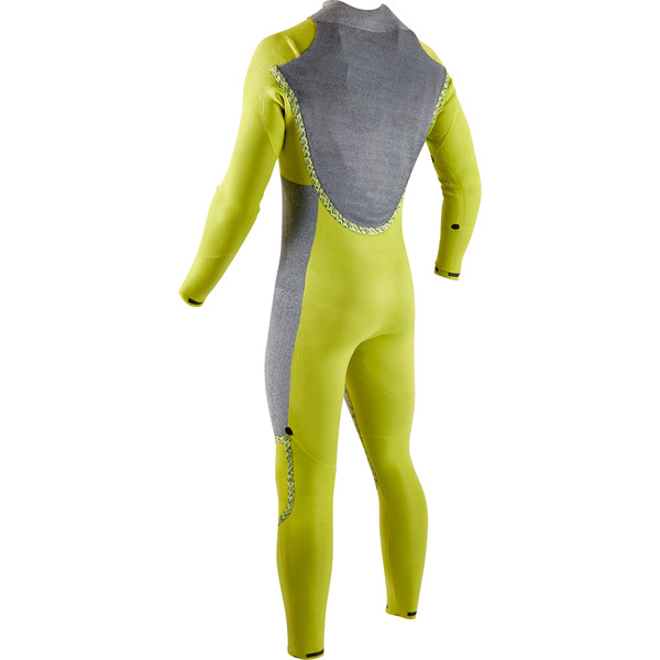 GUL Mens Response FX 3/2mm Back Zip Wetsuit RE1263B8 Black / Lime
